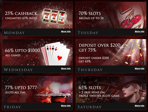 Lucky Red Daily Casino Bonus Codes