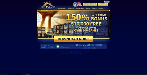 sun palace casino bonus codes